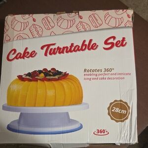 Cake Turntable Set